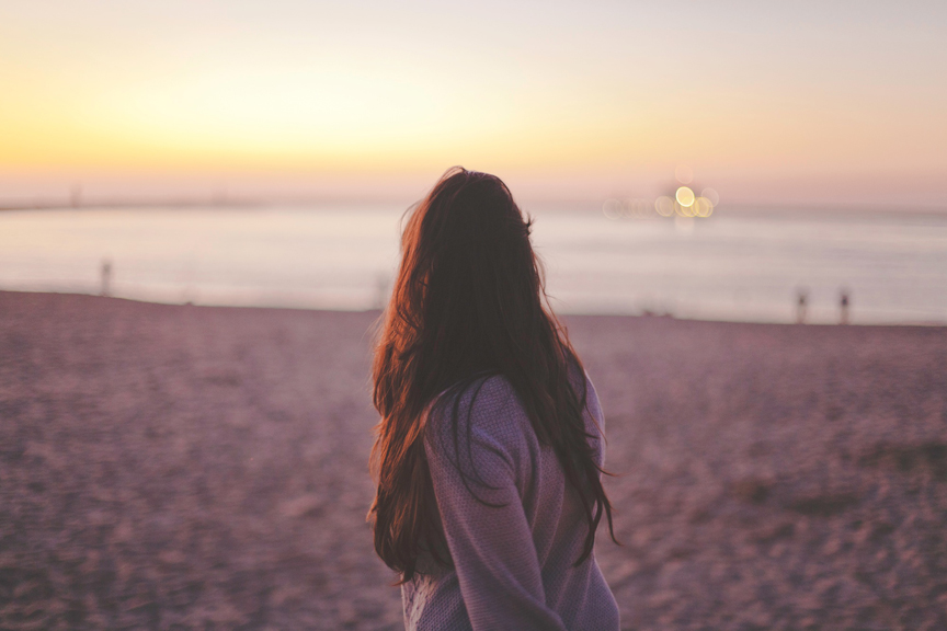 Woman On Beach Unsplash